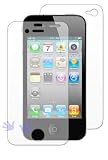 GTMax Clear Front & Back Body Protector Shield Guard with Cleaning Cloth for Apple iPhone 4 4G 16GB / 32GB 4th Generation