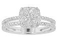 1.92 ct. TW Princess Cut Diamond Engagement Ring in 14 kt. Split Shank