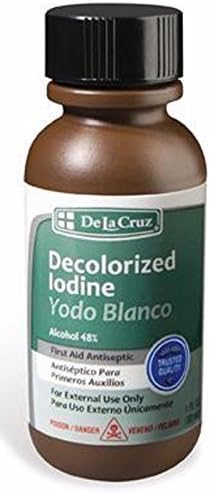 AWESOME DECOLORIZED IODINE NAILS ALOPECIA ANTISEPTIC CUTS WOUNDS DISINFECTANT ANTISEPTIC by MAL Trading UK