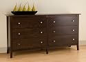 Manhattan 6-Drawer Dresser - Espresso