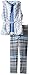Beautees Girls' Big Curly Faux Fur Legging Set