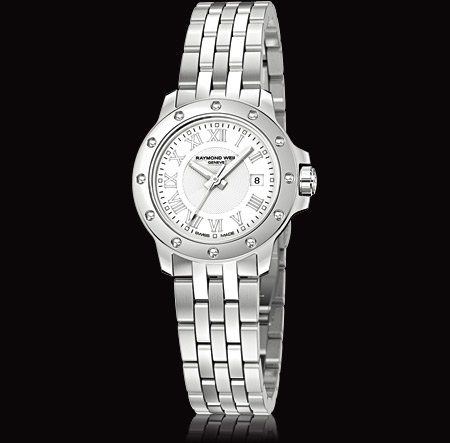 Raymond Weil Women's 5399-ST-00308 Tango White Roman Numerals Dial Watch