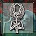 Winged Skeleton Pendant