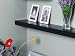 Ennospace 36 Inch x 10 Inch x 2 Inch Chicago Wall Shelf Display Floating Shelves Black