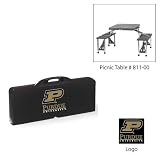 Purdue Boilermakers NCAA Picnic Table (Black)