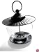 Strathwood Iron and Glass Globe Bird Feeder with Gray Patina Finish