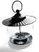 Outdoor Living : Strathwood Iron and Glass Globe Bird Feeder with Gray Patina Finish