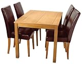 Oakley Dining Table And 4 Chairs Set