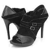 Anne Michelle Maneater42 Ankle Boots Black