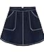Face N Face Women and Girls' Cotton Denim Summer A Line Short Mini Skirt