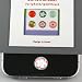 【全10柄】iPhone / iPad / iPod touch 対応 ホームボタンステッカー　6個入れ  花＋スター＋イチゴ柄  Button sticker for iPhone / iPad / iPod touch　(1929-3)