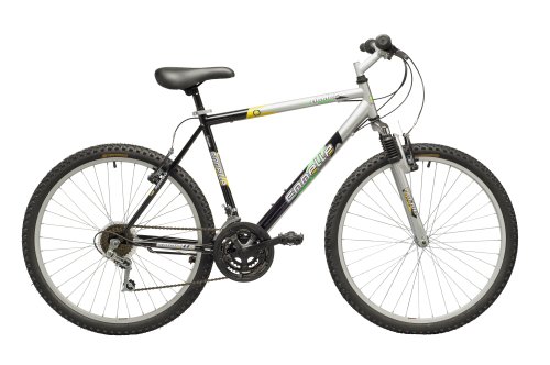 Emmelle Active 18 Speed Silver/Black 20" Frame Gents Bike