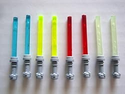 Lego Star Wars Lightsaber Bluish Gray Variety Set (8 Total)