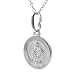 Sterling Silver Religious Saint Anthony Necklace