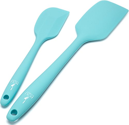 Holi in the Kitchen Silicone Spatula Set - Premium Quality - Heat Resistant - Non-Stick