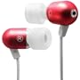 Radius Atomic Bass Almnm Earbuds Maroon