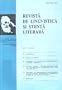 Revista De Lingvistica Si Stiinta Literara