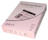 Coloraction Pale Pink (Tropic) A4 Colour Paper 80 GSM (89603) (Pack of 500 Sheets)