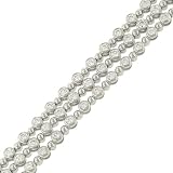 3 Strand Round Bezel Set Diamond Tennis Bracelet3.00ct