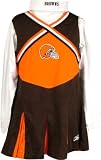Cleveland Browns Girls Youth Cheerleader Outfit with Turtleneck