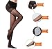 HONENNA Women's 3 Pairs Sheer Control Top Pantyhose Silky Shaper Tights