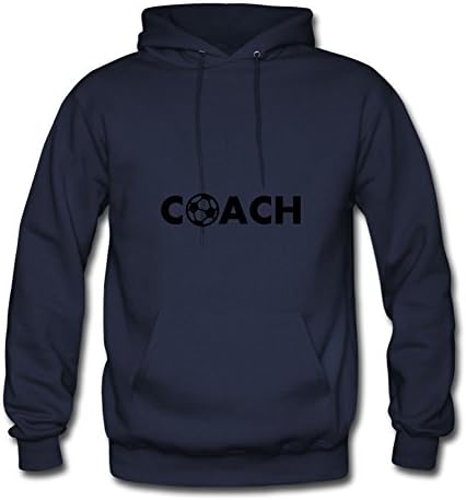 X-large Navy Regular Puzzle Coach Soccer Hoodies By Darylaguil - Men