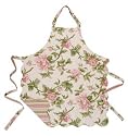 Ivory Rose Double-Sided Quilted Apron
