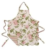 Ivory Rose Double-Sided Quilted Apron