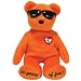 TY Beanie Baby - SUMMERTIME FUN the Bear (ORANGE - Dallas Gift Show Excl)
