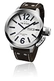 TW Steel Herren-Armbanduhr XL CEO Canteen Kollektion Analog Leder TWCE1006