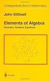 Elements of Algebra: Geometry, Numbers, Equations (Undergraduate Texts in Mathematics)