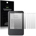 FOR AMAZON KINDLE WI-FI / 3G 6" SCREEN PROTECTOR 6-IN-1 PACK BY TERRAPIN PART OF THE QUBITS ACCESSORIES RANGE