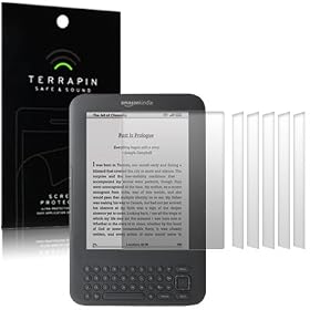 Anti Glare Lcd Screen Protector For Kindle 3 3G (Pack of 6)