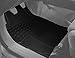 FH GROUP FH-V16404 All Weather Rubber Auto Floor Mats Liner - 3pc Set Black