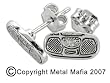 MINI BOOMBOX EAR STUDS