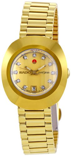 Rado Original Diastar Gold-Tone Champagne Ladies Watch R12416633