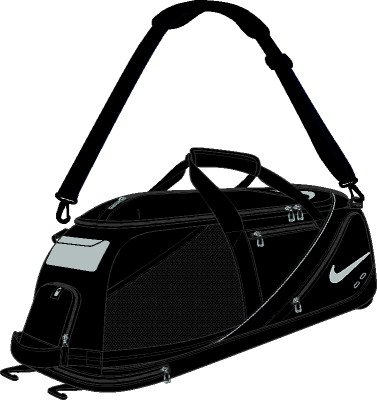 NIKE BASEBALL FUSE ROLLER BAG