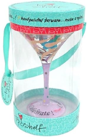 Top Shelf Kick Up Your Heels Martini Glass