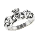 Sterling Silver Celtic Irish Claddagh Ring