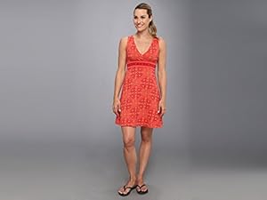 Life is good Women's Crossover Sun Dress Poppy Red Dress 18