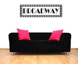 Broadway Sign New York Vinyl Wall Decal Sticker Graphic By LKS Trading Post