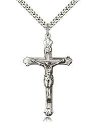 Crucifix Pendant, Sterling Silver