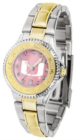 Miami Hurricanes UM NCAA Womens Mother Of Pearl Watch