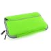 Green Mivizu Apple iPad tablet case neoprene cover for Apple iPad Wifi / 3G Model 16GB, 32GB, 64GB with dual zipper and front pocket