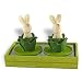 Lot de 2 Bougies de F�te Lapins dans Chou