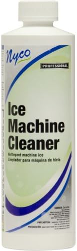 Nyco Products NL038 Ice Machine Cleaner, Acidic Scent, Less Than 1.0 pH, 16 oz Bottle, Clear (Case of 6)