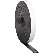 Flexible Magnet Tape, 1/16" Thick, 1" Width, 100 Foot Roll (1 roll)