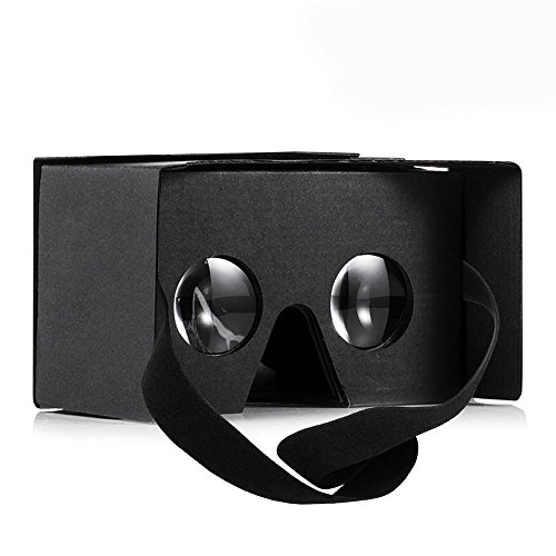 #1 Aerb Google Cardboard V2.0 Virtual Reality DIY 3D Glasses for Smartphone with Headband