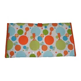 Plasticized Diaper Changing Pad/Portable Diaper Pad, Circus Collection