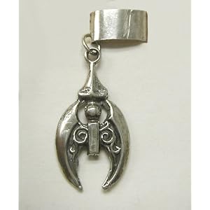 Sterling Silver Labrys Ear Cuff
